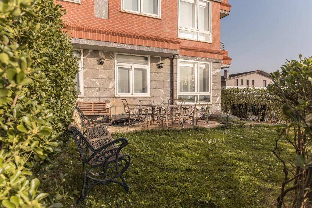 Flat With 160 M Of Garden, Sea Views Bilbao-Getxo Apartment Exterior foto